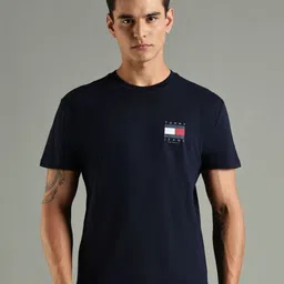 Tommy Hilfiger Round Neck Short Sleeves Cotton T-shirt-picture-48