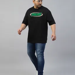 VEIRDO Men Printed Pure Cotton T-shirt image 2