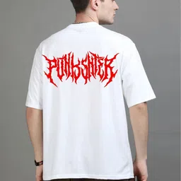 GSPO Men Typography Printed Applique T-shirt image 2