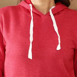 Campus Sutra Women Hooded Pullover Sweatshirt image 2