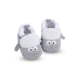 NESKA MODA Unisex Kids Cotton Booties image 2