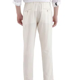 RARE RABBIT Men Pleated Cotton Trouser image 5