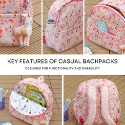 ROSADA Unisex Kids Graphic Backpack image 5