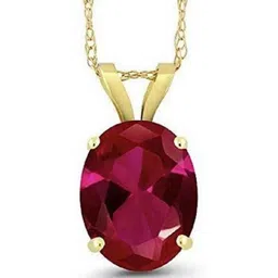 VANISHREE WORLD Gold-Plated Oval Pendants image 1