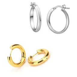 shobhram Unisex Silver Earrings-picture-29