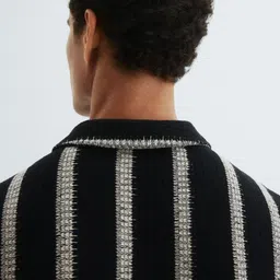 H&M Regular Fit Crochet-Look Resort Shirt image 3