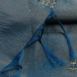 Meena Bazaar Embroidered Sequinned Unstitched Dress Material-picture-46