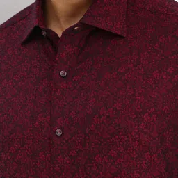 Allen Solly Sport Men Spread Collar Floral Printed Cotton Formal Shirt image 2