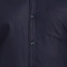 encore by INVICTUS Men Standard Slim Fit Solid Spread Collar Cotton Formal Shirt image 5