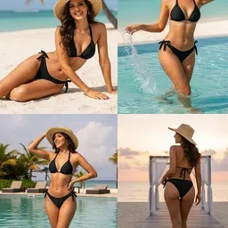 SEVEN ROCK Halter Neck Swim Bikini Set image 4