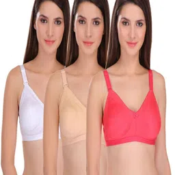 FEATHER LINE Women Pack of 3 Full Coverage Bra-picture-33