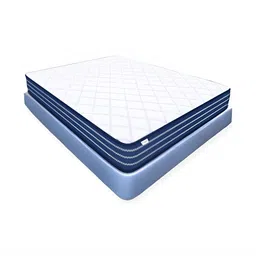 SLEEP SPA White & Blue Quilted Orthopedic Queen Size Mattress image 2