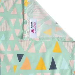 Myntra Elegant Homes Green Printed 300 TC King Bedsheet Set 2.50m x 2.20m image 2