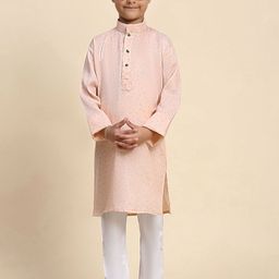 Pro-Ethic STYLE DEVELOPER Boys Printed Regular Pure Cotton Kurta with Pyjamas-picture-8