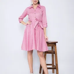 SEVEN FLOWER Fit & Flare Dress-picture-22