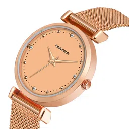 Provogue Women Embellished Dial & Bracelet Style Analogue Watch PR-LR032-RG-RG image 5