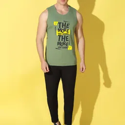 WOOSTRO Men Typography 2 Printed Applique Slim Fit T-shirt image 2