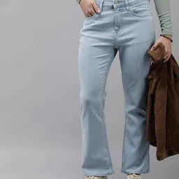 The Roadster Life Co. Women Bootcut Mid-Rise Stretchable Jeans-picture-22