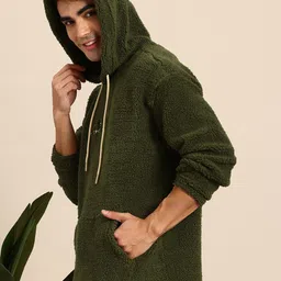 Mast & Harbour Men Hooded Sweatshirt image 3