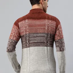 Pierre Carlo Men Colourblocked Pullover image 4