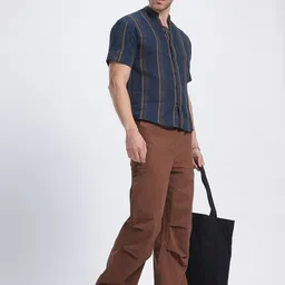 glitchez Striped Ease Woven Shirt image 4