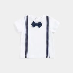 Mothercare Kids White Striped T-Shirt-picture-22