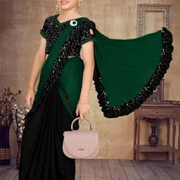 HARPITA Sequinned Ready to Wear Saree image 3