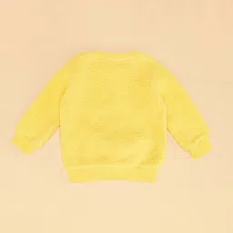 Pantaloons Baby Yellow & Red Cotton Printed Full Sleeves Sweatshirt image 3