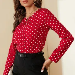 Kotty Red Printed Top image 3
