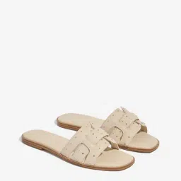 LUNA BLU by Westside Beige Stud-Detailed Slides-picture-29