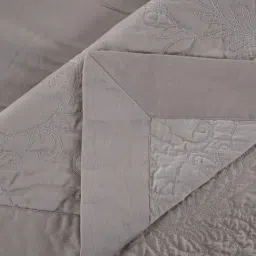 Maspar Twirls & Swirls Neutral Cotton 400 TC Double Bedsheet Sets image 5