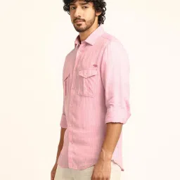 Andamen Pink Slim Fit Shirt image 3