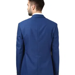 Raymond Blue Regular Fit Wool Blazer image 2