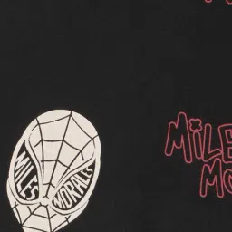 Pantaloons Junior Boys Jet Black Printed Sweatshirt image 5