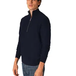 Selected Homme Navy Regular Fit Pullover image 1
