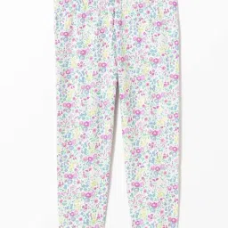 GAP Girls Multi Cotton Floral Leggings image 3