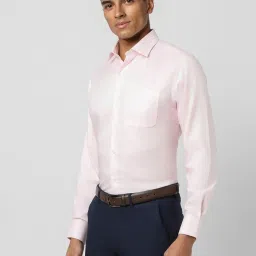 Van Heusen Pink Cotton Regular Fit Shirt image 3