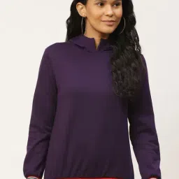 Belle Fille Purple Full Sleeves Sweatshirt-image-67