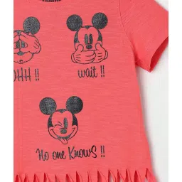 Fame Forever by Lifestyle Kids Coral Printed T-Shirt image 3