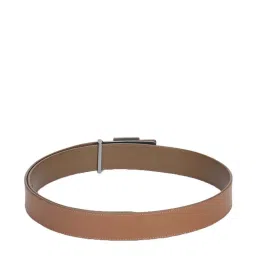 Tommy Hilfiger Bradford Tan Leather Waist Belt for Men image 3