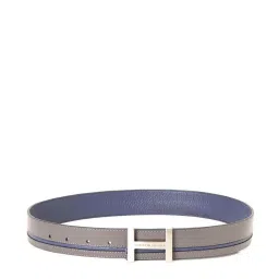 Tommy Hilfiger Growler Grey & Navy Leather Reversible Belt for Men image 3