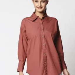 Remanika Red Pure Cotton Shirt-image-5