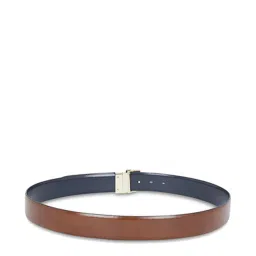 Tommy Hilfiger Tan & Navy Taastrup Leather Reversible Belt image 3