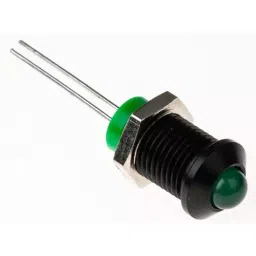 RS PRO Green Panel Mount Indicator 2V DC, Mounting Hole Size 8 mm, IP Rating IP67, Model No 205331 image 3