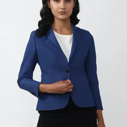 Van Heusen Blue Regular Fit Blazer-image-61