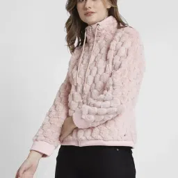 Spykar Pink Regular Fit Jacket image 3