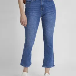 Spykar Light Blue Bootcut Fit High Rise Jeans image 3