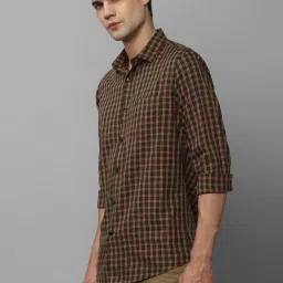 Allen Solly Multicolored Slim Fit Checks Shirt image 3