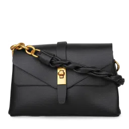 Inc.5 Black Solid Sling Handbag image 1