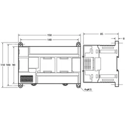 Omron X Type Programmable Controller, CP1H-X40DR-A-picture-44
